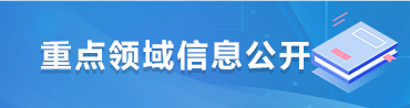 重点领域信息公开